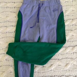 Nike Kids' Purple and Green Joggers